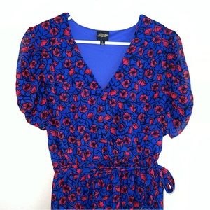 Disney Women’s Dress Blue/Red Hi Low‎ Snow White and the Seven Dwarfs Large